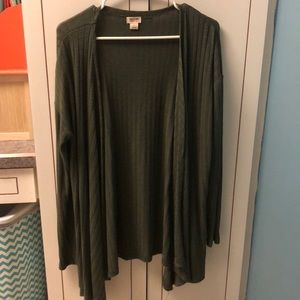 Olive Green Cardigan